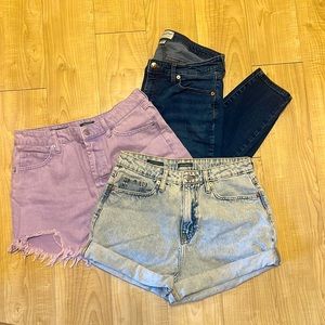 (2) Shorts Wild Fable (1) Universal Thread Jean